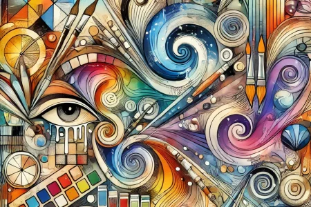 Ilustrasi Teknik dan Gaya Lukisan Modern